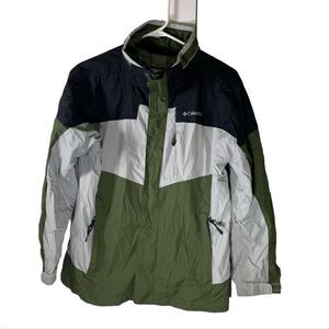 Columbia Youth 14/16 Black, Green and White‎ Coat